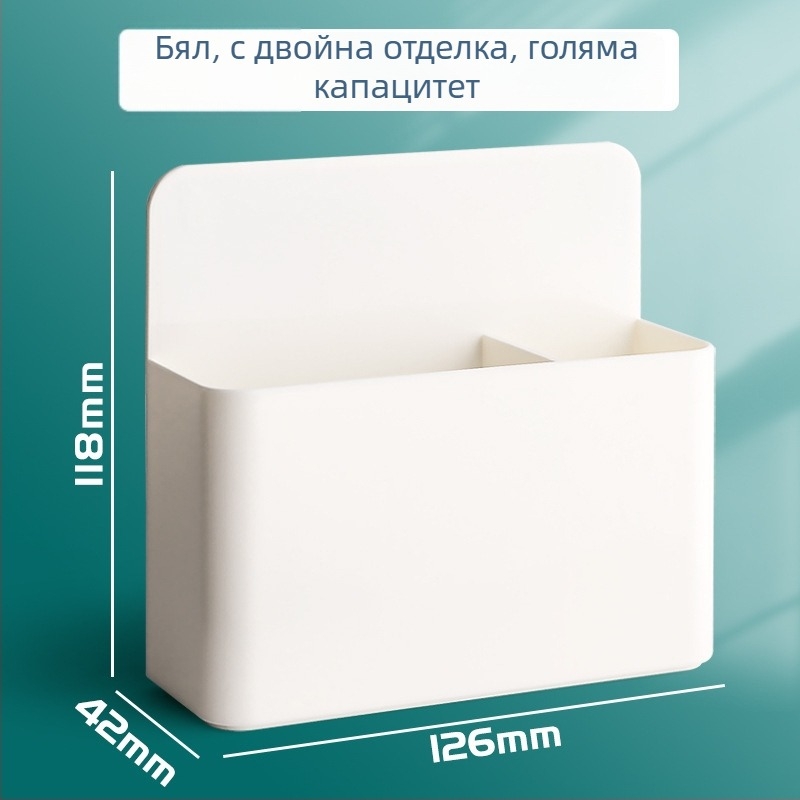 Магнитен държач за писалки, пластмасов, квадратен, без лого