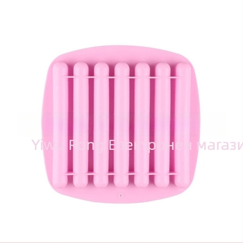 Силиконова форма за кексове, 7 части - дълги ленти, нестандартна цилиндрична форма за пудинг и шоколад