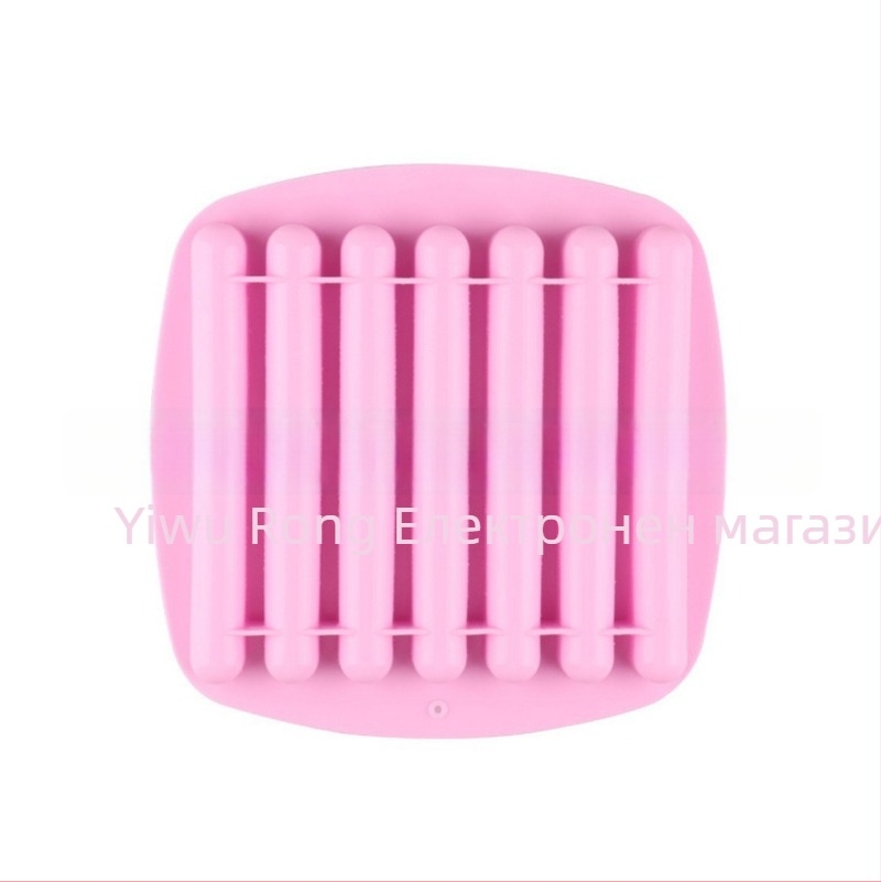 Силиконова форма за кексове, 7 части - дълги ленти, нестандартна цилиндрична форма за пудинг и шоколад