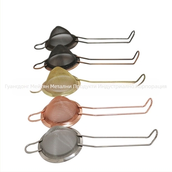 NUOBAICHEN лъжичка-филтър от неръждаема стомана за горещи ястия и бар – възможност за печат на лого, серия инструменти за смесване на вино