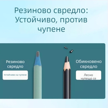 Триъгълен молив с корпус от смола, 2B графит – за ученици от началното училище, писане, скициране и рисуване