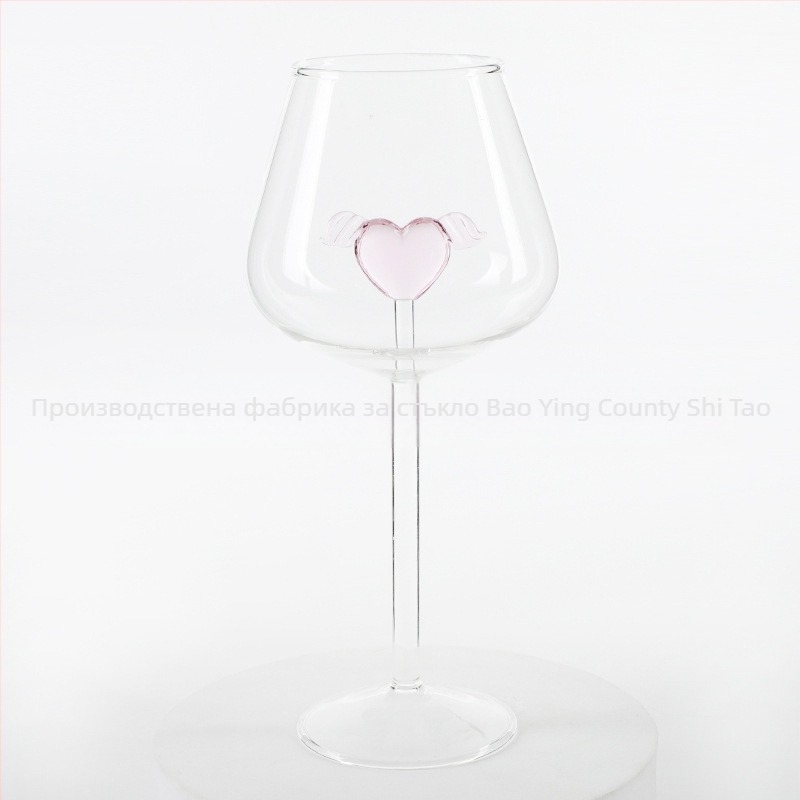 Коктейлна чаша от кристално стъкло (капацитет 301–400 ml; стил: модерен минимализъм; опаковка: картонена кутия)