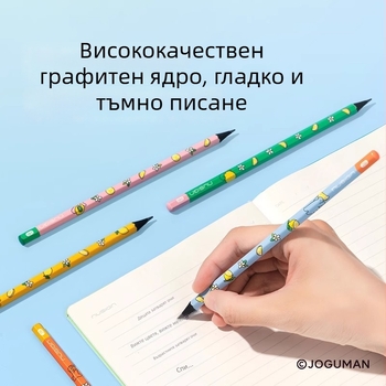 Молив NS803-2BQ HB/2B, шестоъгълен корпус, кутия, 10 бр.