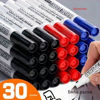 Маркер за бяла дъска – Easy Write and Erase, изтриваем и миещ се, с голям капацитет