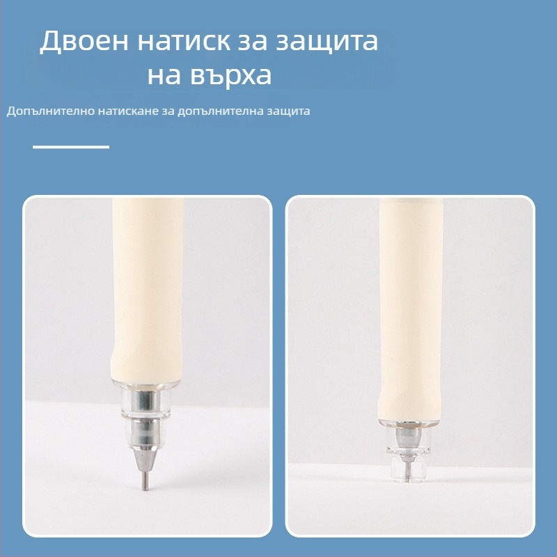 Morning Light механичен молив с защитник на върха за начално училище – модел K0201, пластмасов корпус, марка M&G
