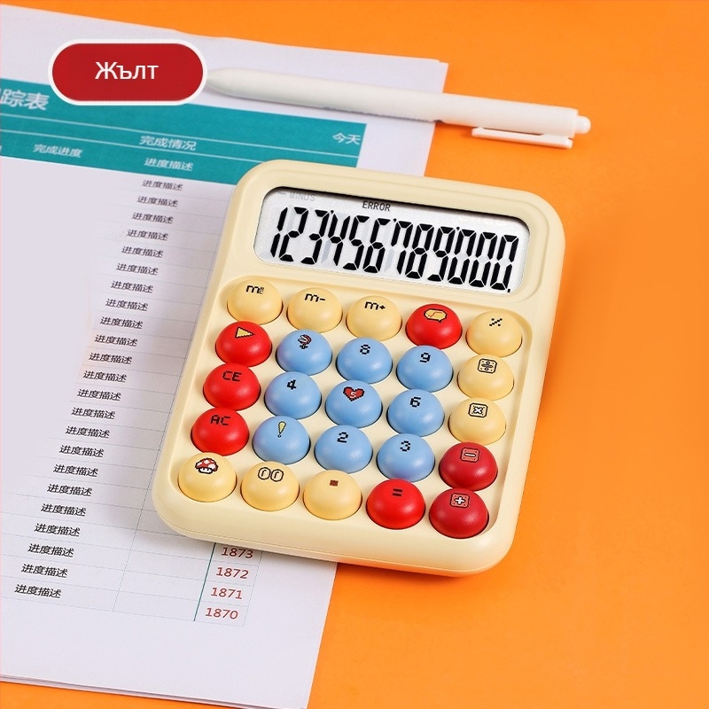 RZ.8017 12-цифрен калкулатор с корпус HIPS, батерийно захранване и гласова функция