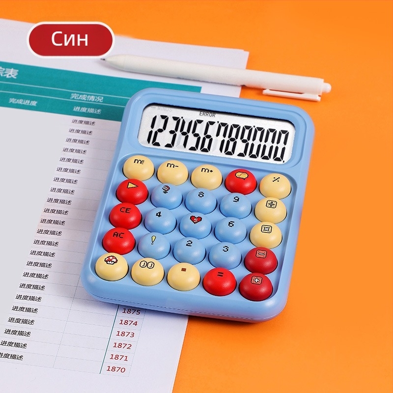 RZ.8017 12-цифрен калкулатор с корпус HIPS, батерийно захранване и гласова функция