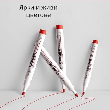 Deli S507 маркер за бяла дъска, 1.8 мм връх, пластмасов корпус, опаковка 10 бр