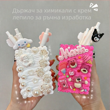 DIY пластмасов държач за писалки, квадратна форма, настолно съхранение, подходящ за подарък