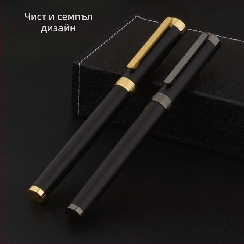 Eternal Life 9390 калиграфска писалка с извит връх за бизнес и учебна практика, ръчно полиран златен връх