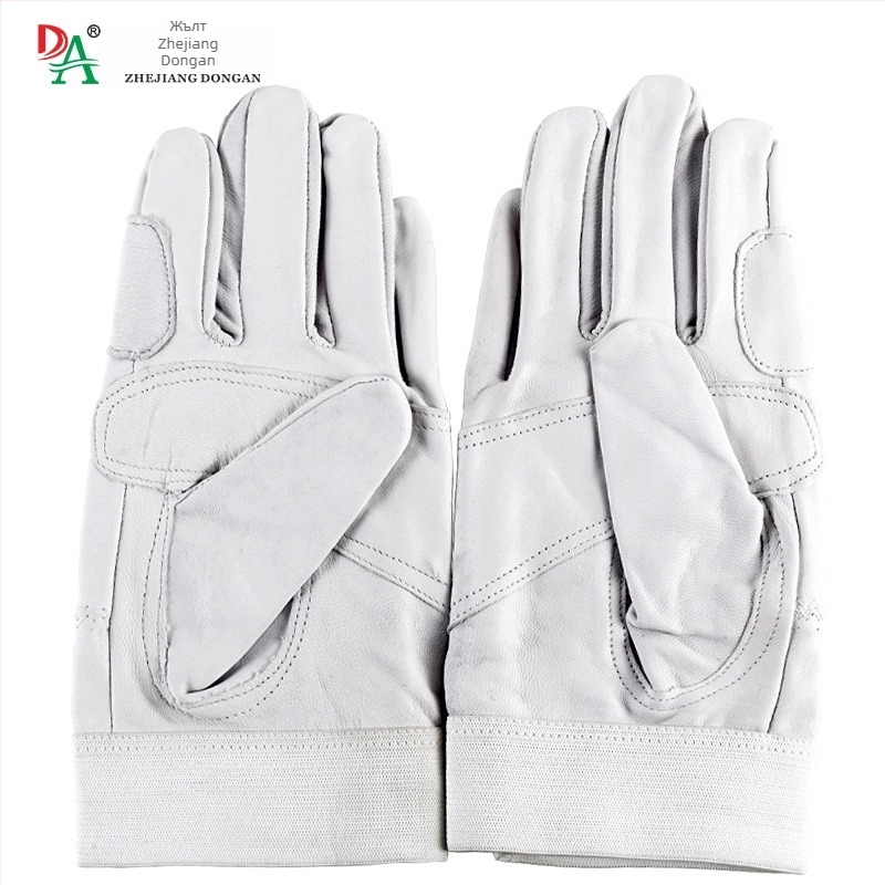 Ръкавици от овча кожа за пожарни и спасителни операции, работа на открито и катерене, износоустойчиви, против порязване, антихлъзгащи