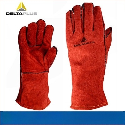 Заваръчни ръкавици от телешка кожа за газово рязане, термоизолация и защита от изгаряния, за употреба в заводи и лаборатории