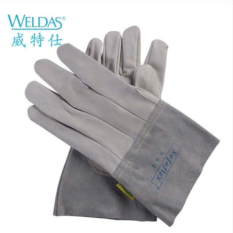 Заваръчни ръкавици от телешка кожа за TIG дъгово заваряване, метална обработка