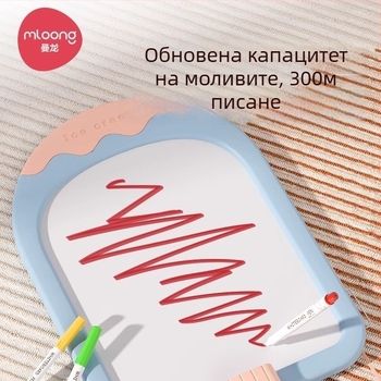 Manlong изтриваща се детска нетоксична писалка за бял борд, пластмасов корпус, модел B220235487, единична опаковка