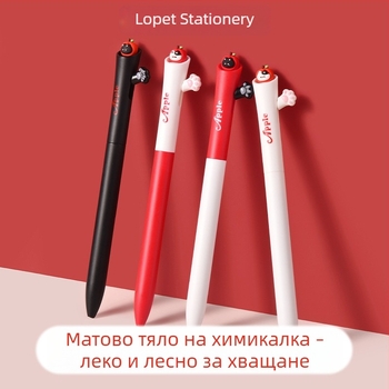Lopet LT-2152 гел писалка с бутон за ученици, гладко писане