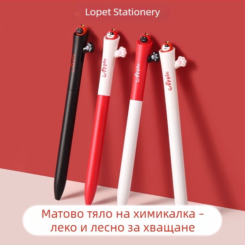 Lopet LT-2152 гел писалка с бутон за ученици, гладко писане