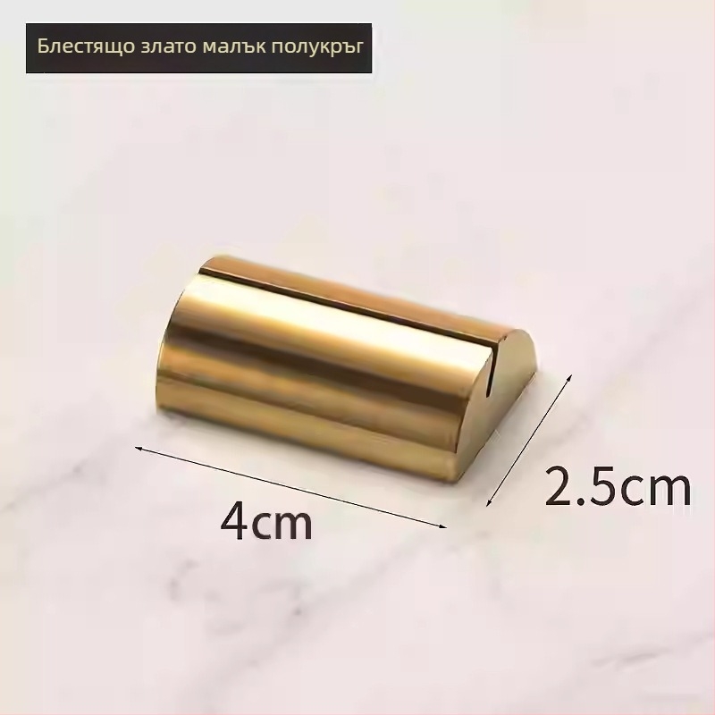 Държач за меню за хотел от неръждаема стомана – вертикален дисплей, модел 9580, за табелки за маса и визитки