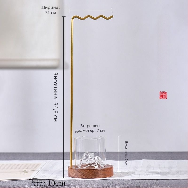Метален многофункционален държач за писалки и четки с окачваща се поставка (без печат на лого, без персонализация)