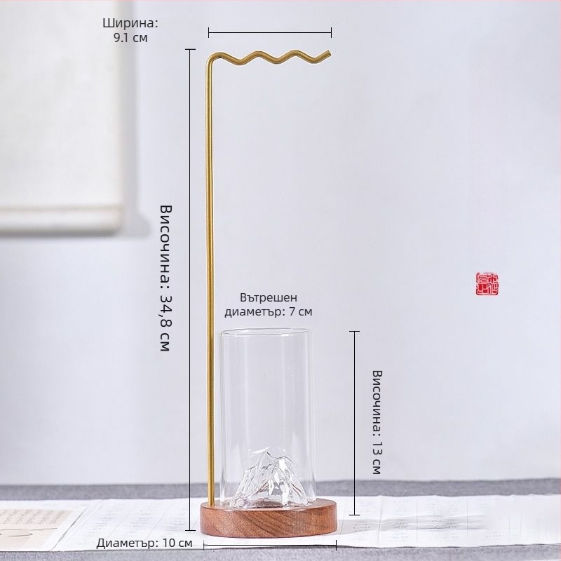 Метален многофункционален държач за писалки и четки с окачваща се поставка (без печат на лого, без персонализация)