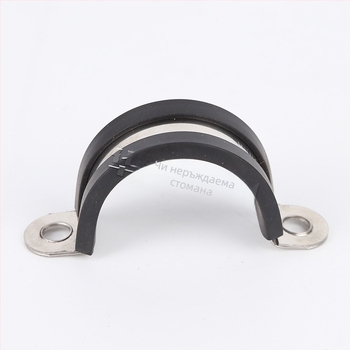 У-образна скоба от неръждаема стомана 304 за кабели и обручи, регулируеми номинален и захващащ диаметър