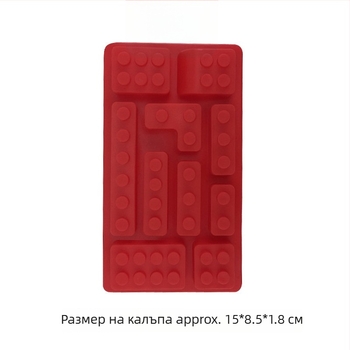 Силиконова форма за печене с неравна форма (Материал: силикон; Употреба: печене; Опаковка: единична OPP)