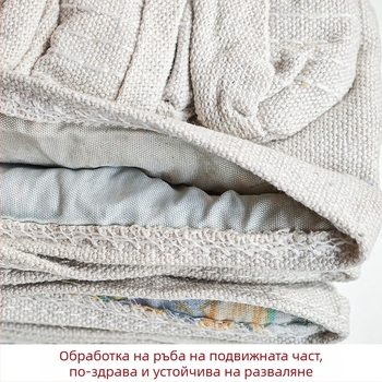 Двуслойни платнени ръкавици за заваряване и ремонт на машини; удебелен дизайн, дължина 24 см, топлоизолационни и издръжливи