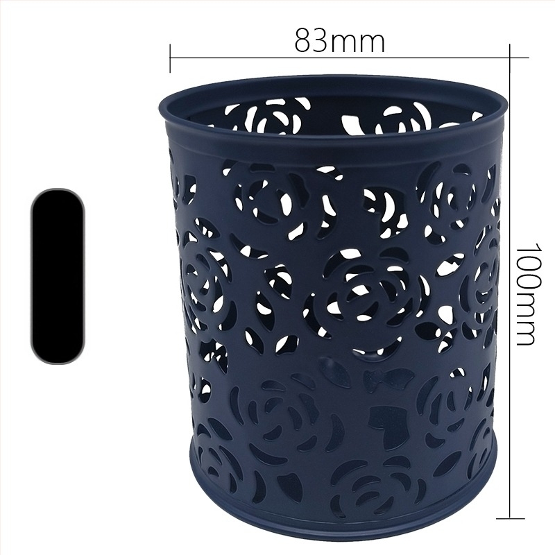 Поставка за химикалки – метална мрежеста, кръгла форма, подходящ подарък за съученик, Коледа