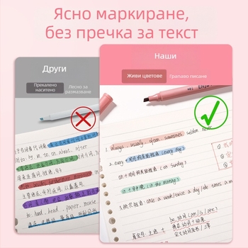 Маркер за ученици с двоен накрайник, акварелен маркер, модел Ygb, пластмасов корпус