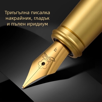 Montagut 301 Courtesy серия писалка за мастило с множество върхове, метален корпус, иридиев връх, система за мастило/торба с мастило, подаръчна кутия