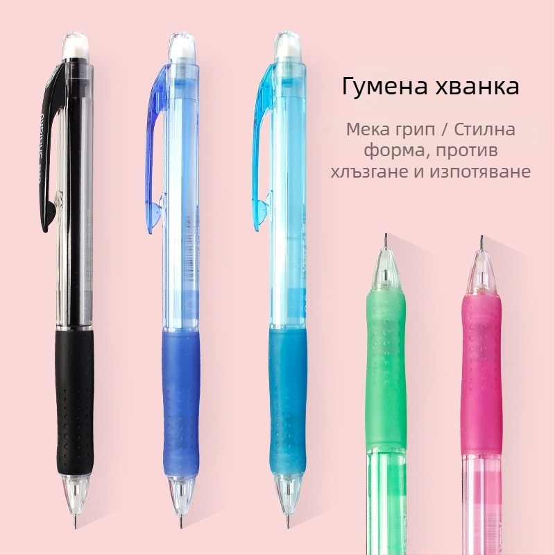 UNI/Mitsubishi механичен молив M5-100, пластмасов корпус, 12 бр. в кутия, за писане