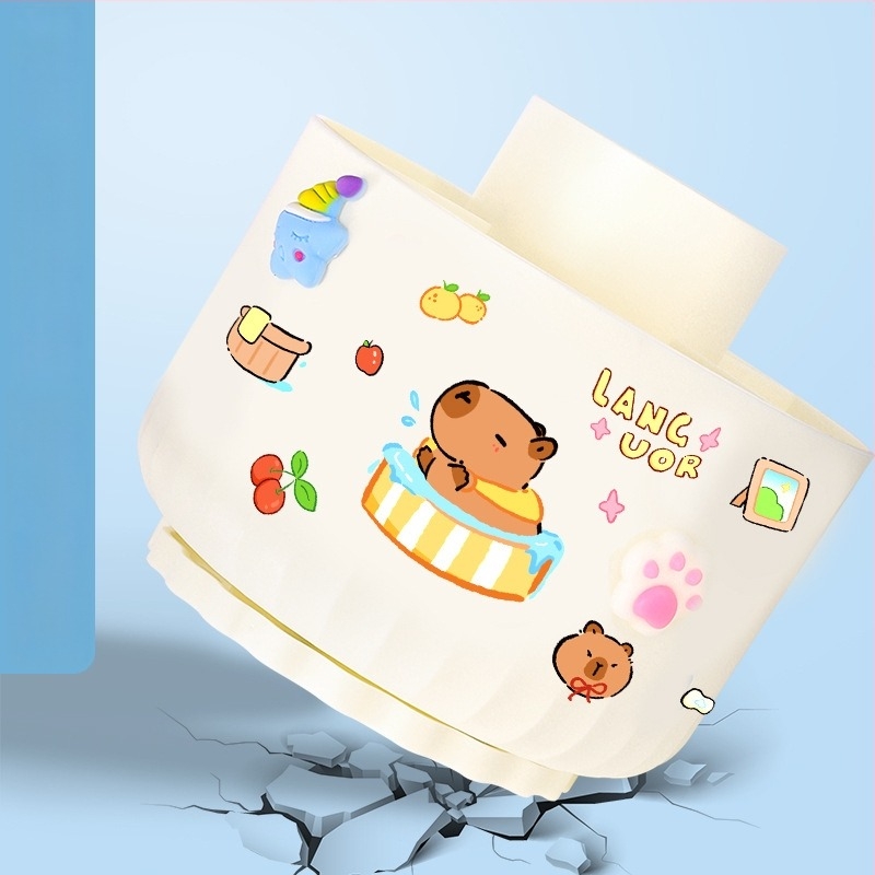 5-отделен въртящ се държател за писалки, пластмасов кръгъл настолен организатор за ученици