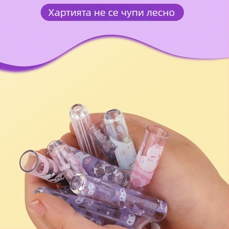 Капачка за молив с разширител - пластмасова, 5 бр./пакет, в пакет, удължава дължината на молив.