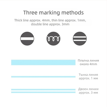 PM-L303 Двуглавен маркер за ученици, водна основа