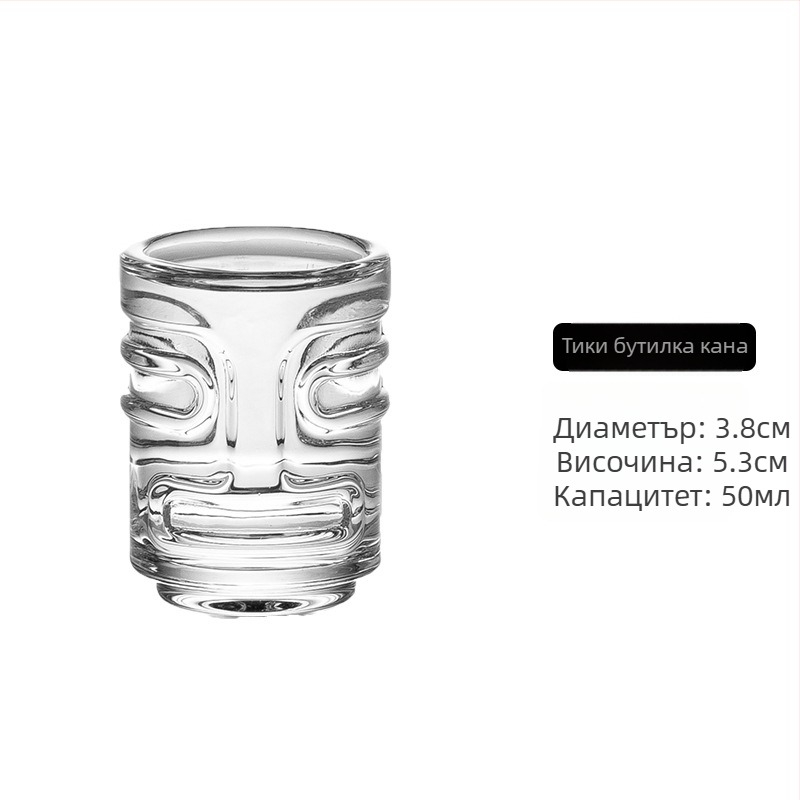 Barx коктейлна чаша – 301–400 ml, стъклена, модерен стил с вертикални ивици