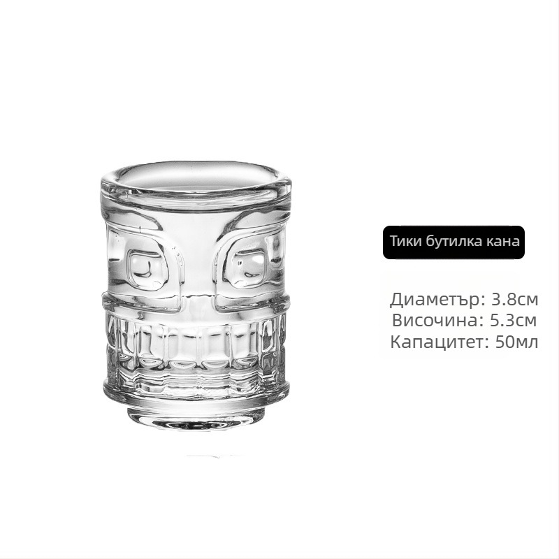 Barx коктейлна чаша – 301–400 ml, стъклена, модерен стил с вертикални ивици