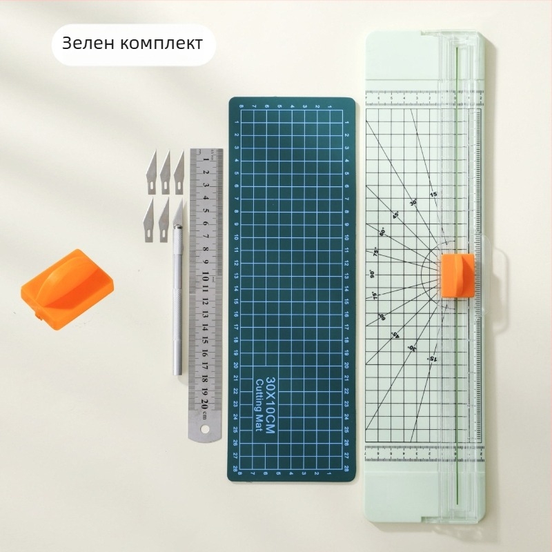 Ръчен подрязвач за хартия – Yinian, пластмасов корпус, модел Paper Cutter, артикул 818, за рязане на хартия