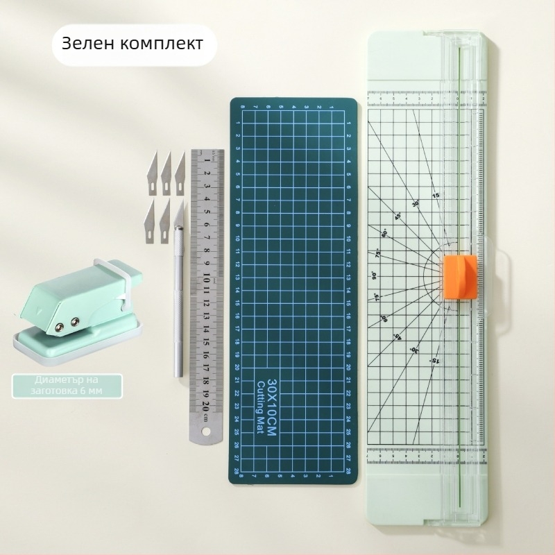 Ръчен подрязвач за хартия – Yinian, пластмасов корпус, модел Paper Cutter, артикул 818, за рязане на хартия