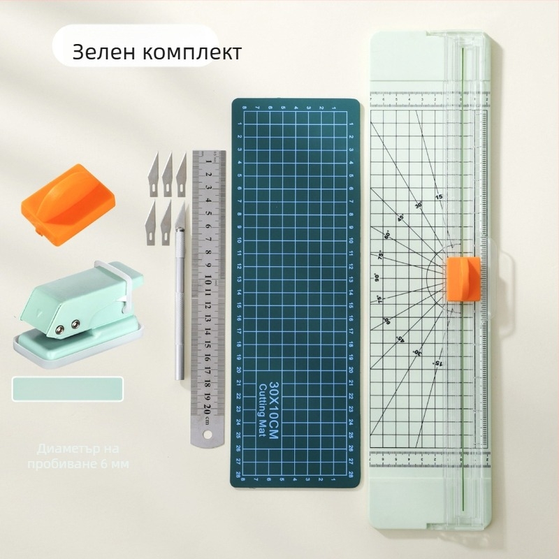 Ръчен подрязвач за хартия – Yinian, пластмасов корпус, модел Paper Cutter, артикул 818, за рязане на хартия