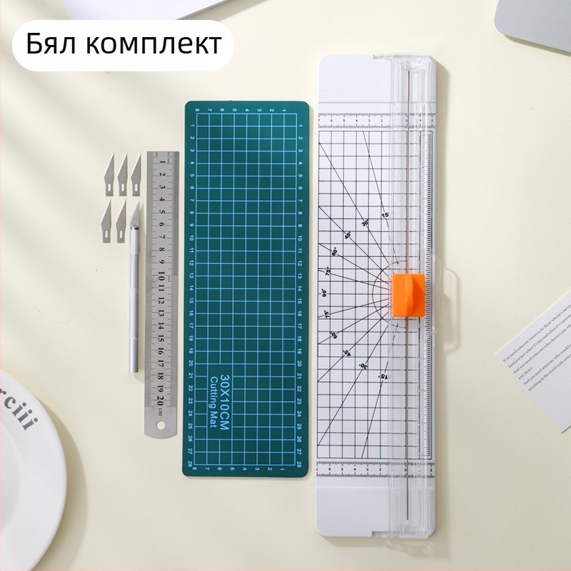 Ръчен подрязвач за хартия – Yinian, пластмасов корпус, модел Paper Cutter, артикул 818, за рязане на хартия