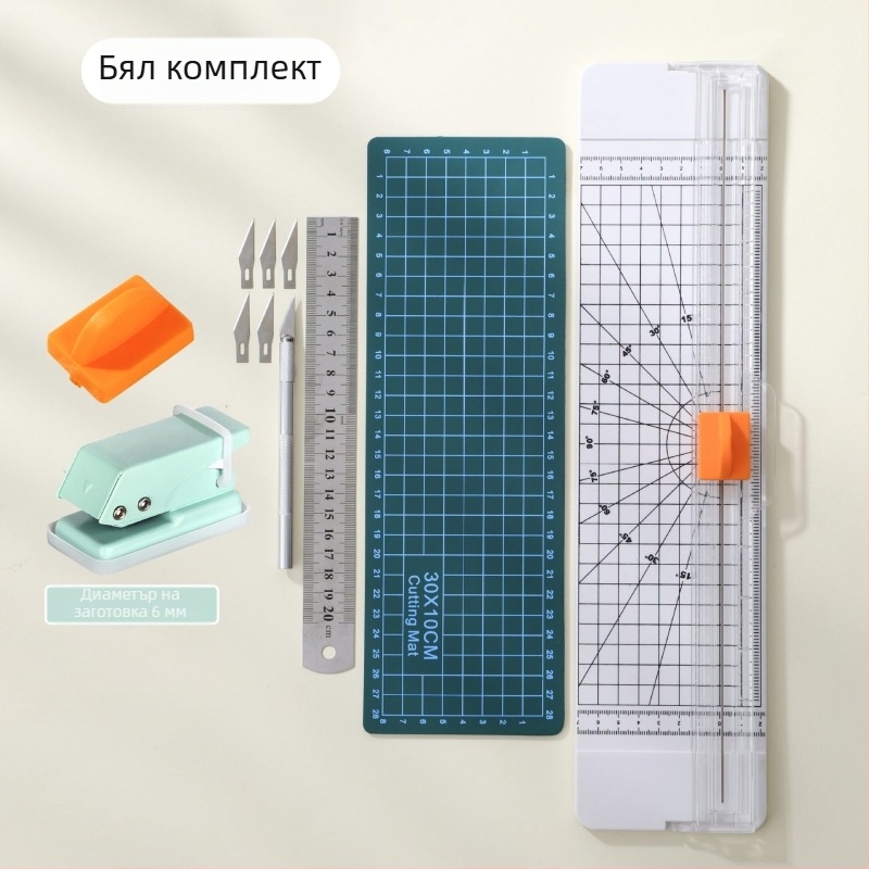 Ръчен подрязвач за хартия – Yinian, пластмасов корпус, модел Paper Cutter, артикул 818, за рязане на хартия