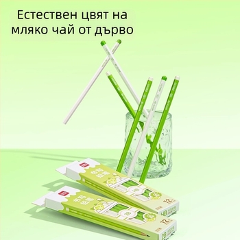 Deli дървен молив - 2B/HB сърцевина, дървено тяло, за писане и изпити