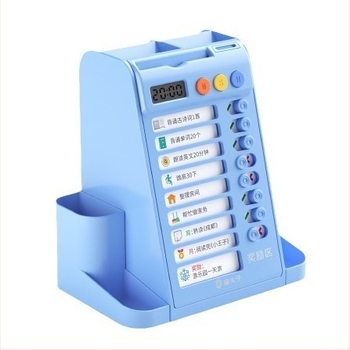 Prince Cat M2211 ABS трапецовидна въртяща се поставка за писалки с голям капацитет за съхранение