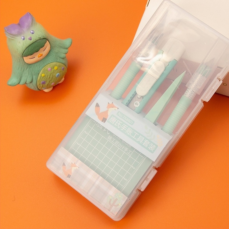 Комплект инструменти за рязане с нож за гравиране и подложка за рязане — PVC опорна платка, нетно тегло 0.15