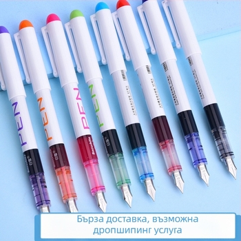 Фонтейн писалка FP10, система без смяна на мастило, перо EF, пластмасов корпус, 12 бр. в кутия