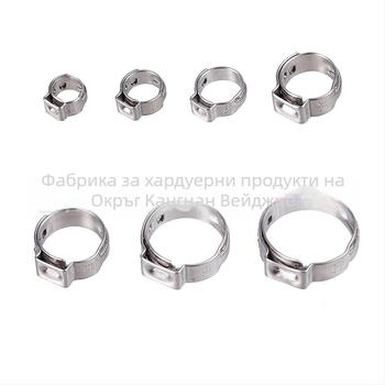 Единична скоба - комплект, номинален диаметър 6–28.6 мм, захващащ диаметър 6–29.6 мм, обхват на приложение 7–21