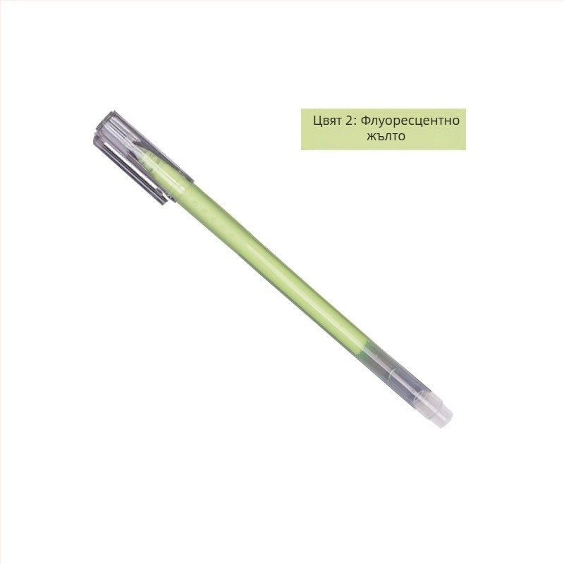 Неоново перо за дневник, хайлайтър за подчертаване на ключови точки, модел 972-A, пластмасов корпус, опаковка в торба, персонализиране
