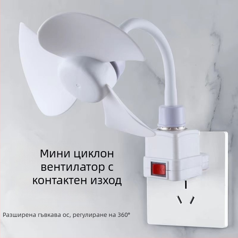 Малък таванен вентилатор с 3 лопатки, безчетков двигател, захранване от променлив ток, шум под 36 dB