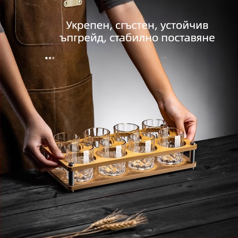 Комплект чаши за вино от стъкло, нов китайски стил, за домашна употреба