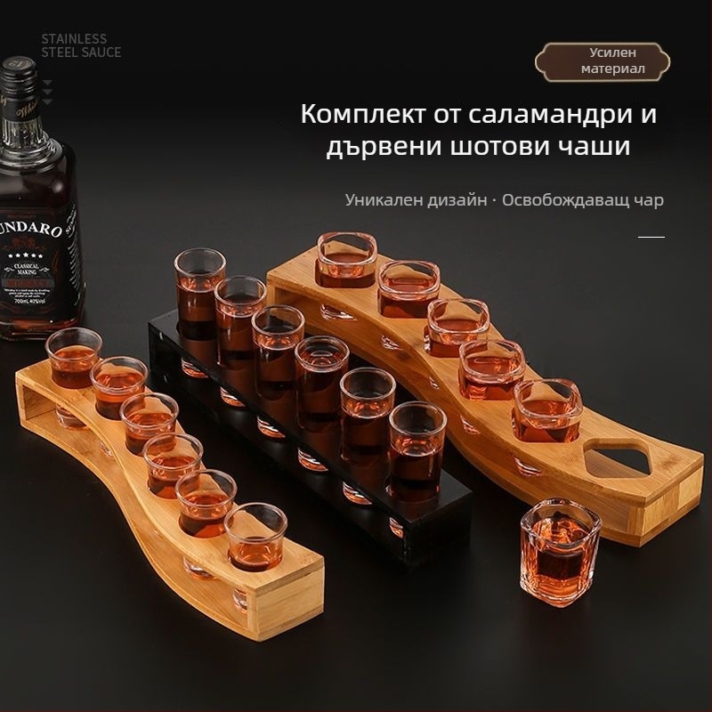 Комплект чаши за спиртни напитки — стъкло сода-лайм, повече от 10 броя, нов китайски стил