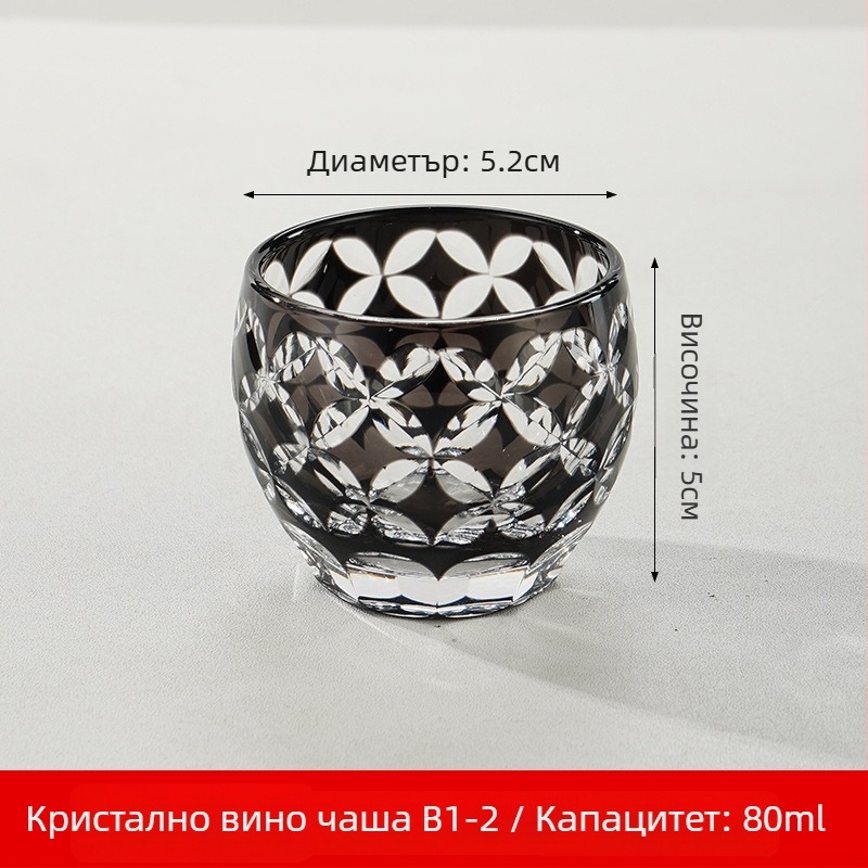 Саке комплект в японски стил от кристално стъкло, капацитет 1–100 ml, марка Tao Chunfang